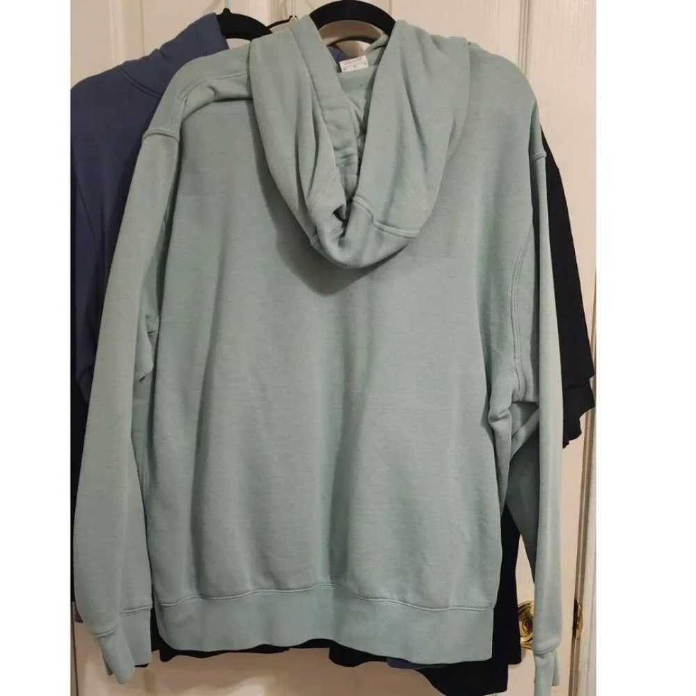 Nike Logo Pullover Hoodie | Teal Blue | Size XL - Picture 2 of 3